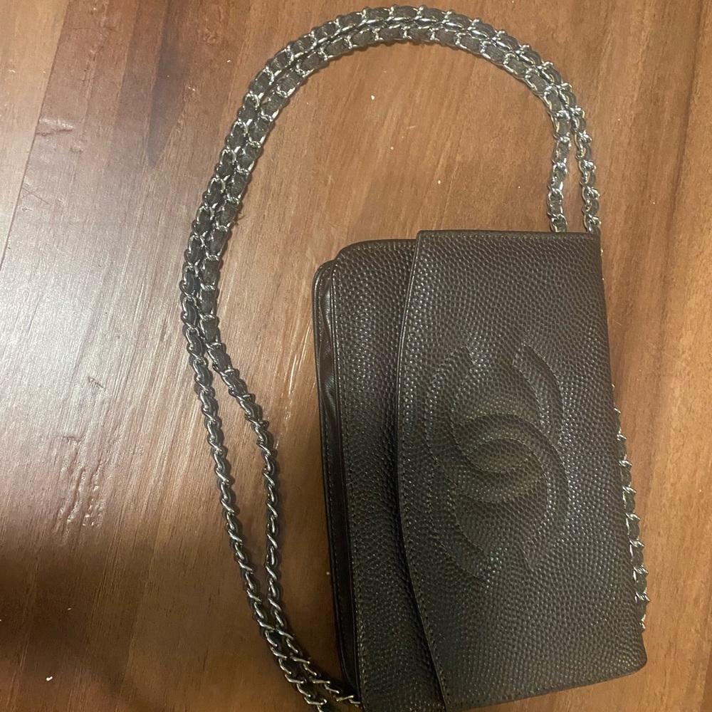 Chanel Brown Leather Bag